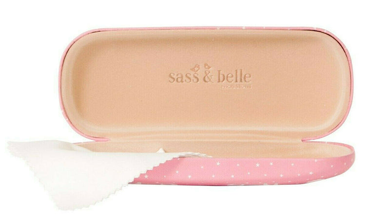 Sass & Belle Pink Rainbow Unicorn Hard Reading Glasses Case Spec Holder Gift