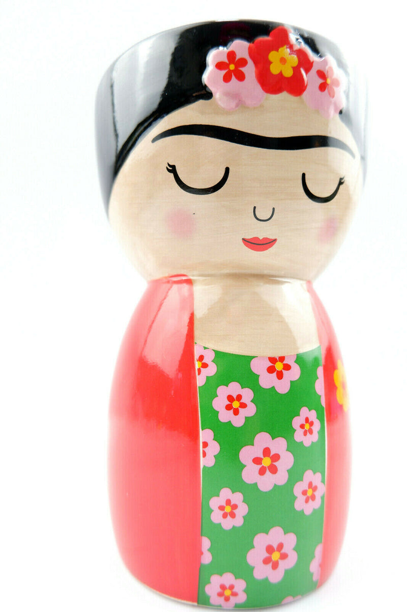 Sass & Belle Frida Kahlo Body Shaped Flower Vase Planter Mexican Decor Gift