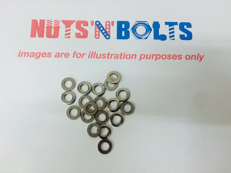 M6 A2 STAINLESS STEEL FLAT WASHERS FORM A DIN 125A