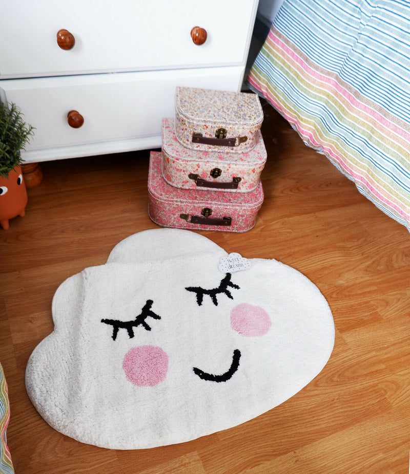 Sass & Belle Cotton Rugs Kids Childrens Bedroom Rugs Carpets Nursery Decor Gift