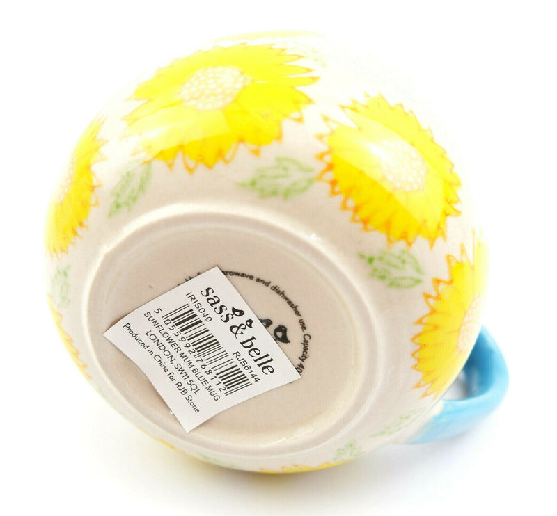 Mum Mummy Mam Day Sunflower You Are My Sunshine Bright Blue Mug Cup Tea Coffee