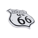 Cast Iron Route 66 Metal Sign Plaque Door Wall House USA America Highway Garage