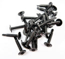 BLACK SELF DRILLING CAR INTERIOR PANEL SCREWS - SELF TAPPING ZINC