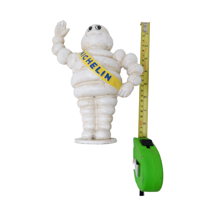 Cast Iron Waving Michelin Man Money Box Coin Bank Mascot Bibendum Tyres