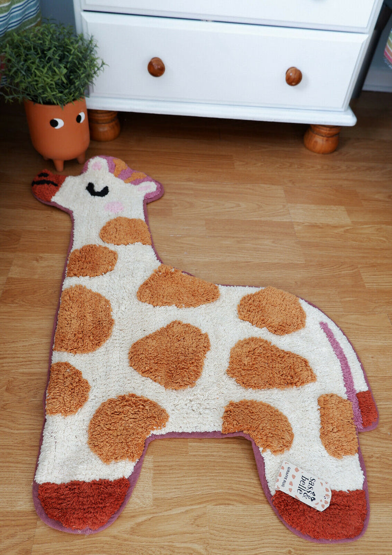Sass & Belle Cotton Rugs Kids Childrens Bedroom Rugs Carpets Nursery Decor Gift