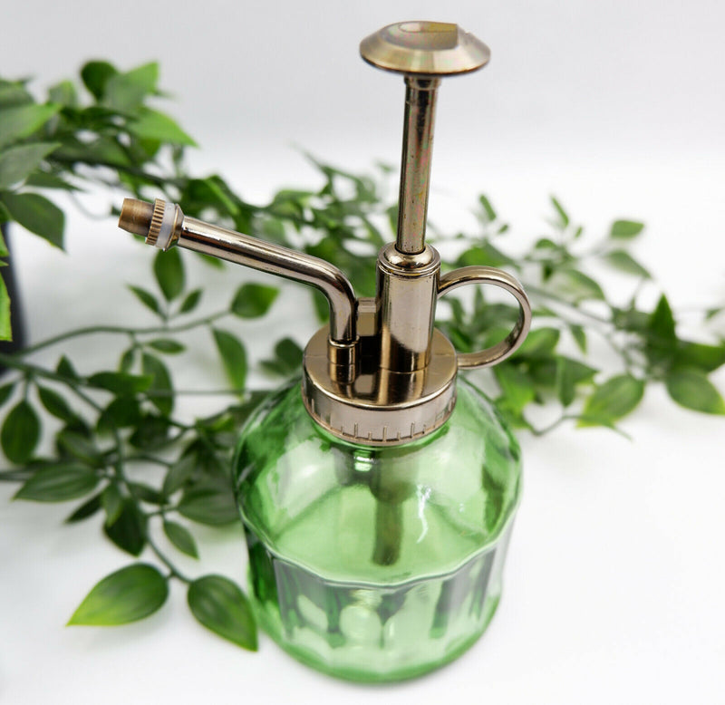 Sass & Belle Vintage Glass Botanical Style Plant Mister Water Spray Pot Garden