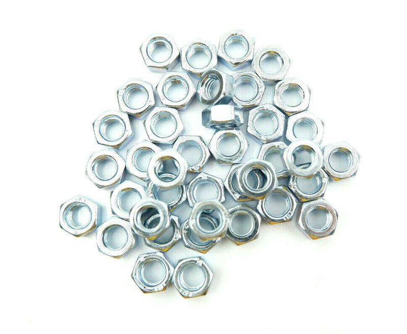 Bright zinc Plated Metric Hexagon Hex Full Nuts DIN 934 M4 M5 M6 M8 M10 M12