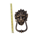 Cast Iron No.10 Downing Street Doorknocker Antique Brass Lion Head Front Door