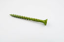 TIMco GREEN DECKING SCREWS 4.5 x 50mm COATED POZI COUNTERSUNK CSK EXTERIOR PZ2