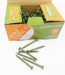 TIMco GREEN DECKING SCREWS 4.5 x 50mm COATED POZI COUNTERSUNK CSK EXTERIOR PZ2
