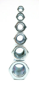 ALLTHREAD CONNECTORS THREADED ROD BAR STUD HEXAGON CONNECTING NUTS ZINC PLATED
