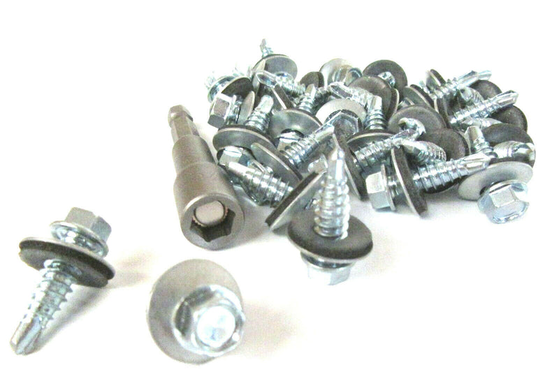 (Pack OF 300) 5.5 x 25mm Tech Screws for Roofing & Cladding Self Drill Tek Screw