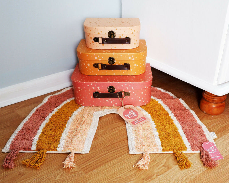 Sass & Belle Cotton Rugs Kids Childrens Bedroom Rugs Carpets Nursery Decor Gift