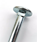 M12 X 100 ZINC CUP SQUARE CARRIAGE BOLT COACH SCREW WITH HEX FULL NUTS DIN 603