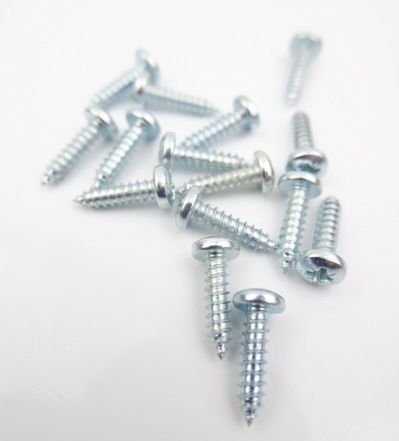 4.2 x 16 POZI PAN SELF TAPPING SCREWS ZINC PLATED POZIDRIVE TAPPERS