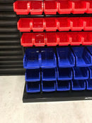 47 Piece Free Standing Storage Bin System DIY Garage Organiser