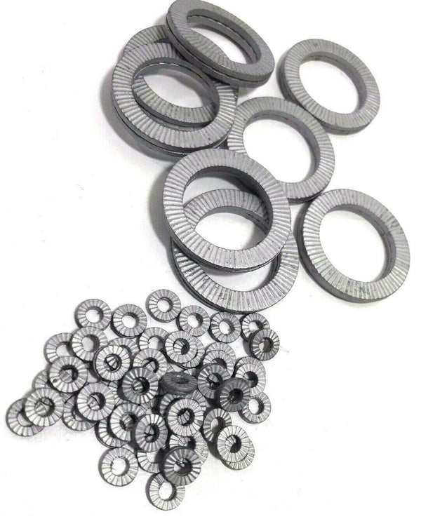 M8 8mm Helico Nord Lock Type Wedge Lock Washers Steel Delta Protekt DIN 65151