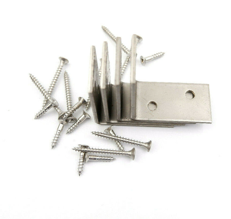 STAINLESS STEEL DECKING HANDRAIL BRACKET KIT WITH STAINLESS STEEL SCREWS
