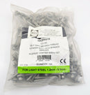 (Pack OF 100) 5.5 x 65mm Tech Screws for roofing & cladding self drill tek screw