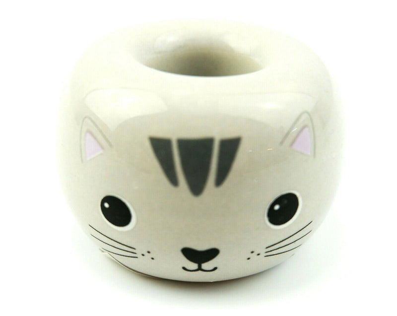 1 Cute Cat or Panda Porcelain Toothbrush Stand Holder Bathroom Pen Razor Holder
