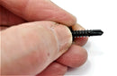BLACK SELF DRILLING CAR INTERIOR PANEL SCREWS - SELF TAPPING ZINC