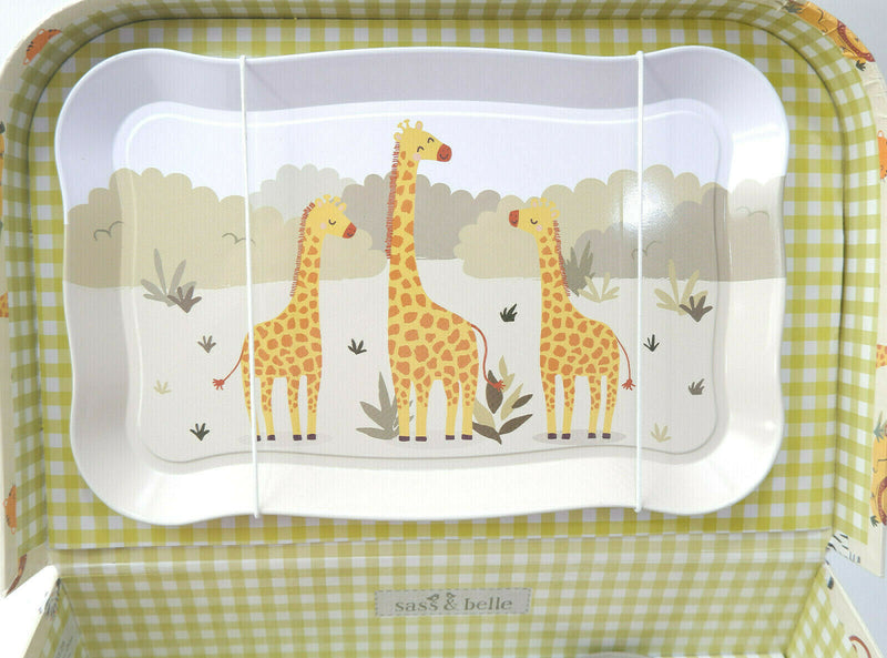 Sass and Belle Children Toy TeaSet Cooking set Kitchen Suitcase Metal Tin
