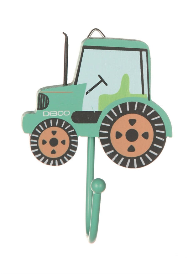 Sass & Belle Decorative Tractor Single Hook Perfect For A Kids Room
