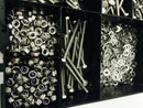 1240pcs M5 ASSORTED BOLTS NUTS AND WASHERS KIT SET A2 STAINLESS DIN933 BOX SET