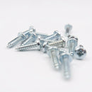 4.8 x 38 POZI PAN SELF TAPPING SCREWS ZINC PLATED POZIDRIVE TAPPERS