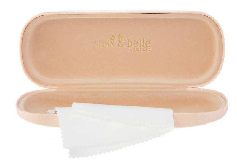 Sass & Belle Pink Freya Swan Hard Glasses Case Spec Holder Sunglasses Storage