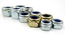 Metric Fine Extra Fine 10.9 Grade High Tensile Nyloc Nuts M8 To M24 Bright Zinc