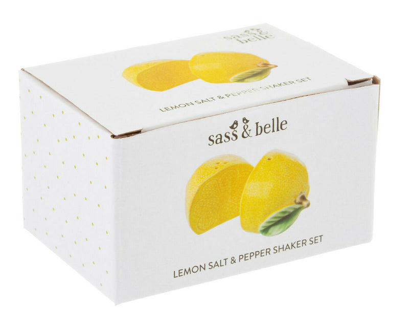 Sass and Belle Novelty Ceramic Salt & Pepper Shaker Pot Condiment Set Table Gift