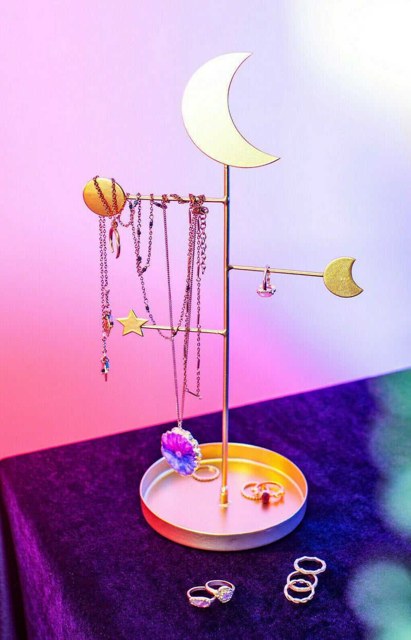 Sass & Belle Celestrial Jewellery Stand Holder Display Storage Necklace Rings