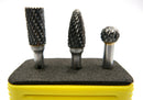 Jefferson 3pc TCT rotary burr Rotary Burr Set in Mini-Box Tungsten Carbide HSS