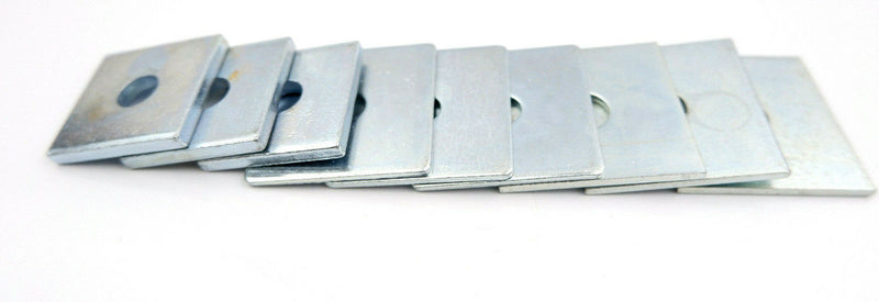 M12 x 40mm x 40mm x 3mm THICK SQUARE PLATE WASHERS ZINC PLATE M12mm x 40 x 40 x3