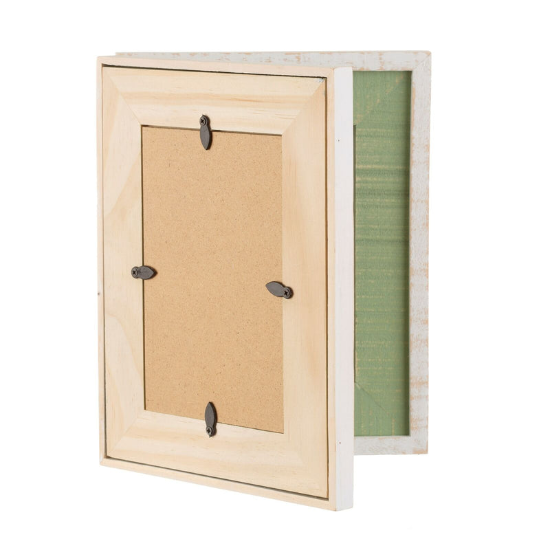 Sass & Belle Distressed Green Wooden Double Photo Frame 4x6