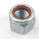 Pack of 10, 5/8" UNC Coarse Thread Nyloc Nuts , bright zinc plated, 15/16"AF