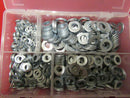 550 Piece M6 M8 M10 M12 Assortment Kit box of Form A Thick Zinc Washers