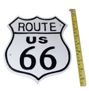 Cast Iron Route 66 Metal Sign Plaque Door Wall House USA America Highway Garage