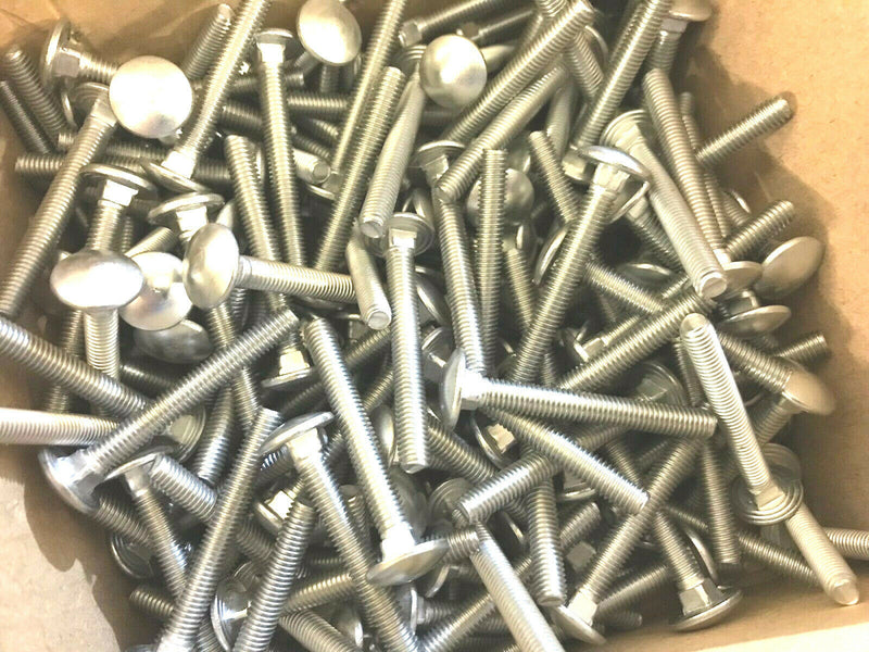 M5 x 40 5mm STAINLESS STEEL A2 CARRIAGE BOLTS / CUP SQUARE COACH SCREWS DIN 603
