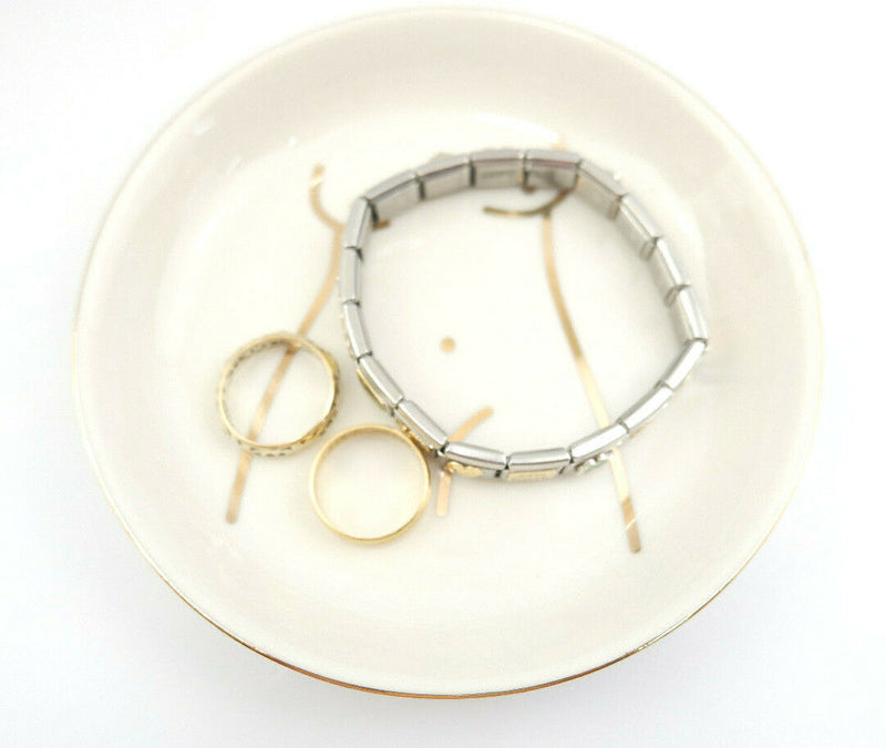 Ceramic Trinket Dish Holders Jewellery Key Rings Earring Coin Home Gift Ornament