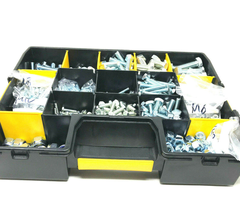 Assorted Metric Hex Bolt and Nyloc Nut Kit M4,M5 M6 M8 M10 M12 M16 Grade 8.8