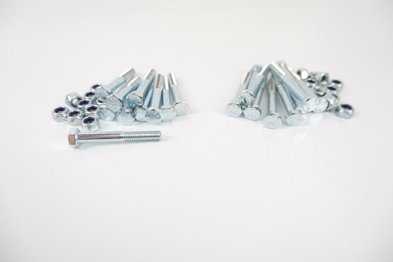 PTO SAFETY SHEAR BOLTS HIGH TENSILE 8.8 10.9 GRADE WITH NYLOC NUTS M6 M8 M10 M12