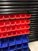 47 Piece Free Standing Storage Bin System DIY Garage Organiser