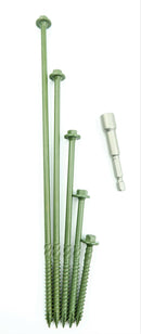 Spectre Landscape Screws Timber Sleeper Decking Fencing Fixing Hex Head 50 Pack