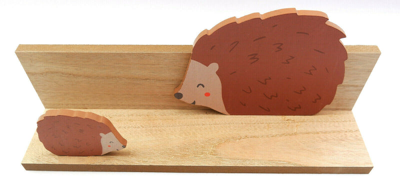 Sass and Belle Hedgehog Childrens Shelf Kids Room Wooden Shelf Storage Woodland