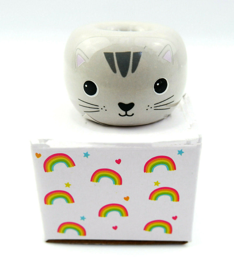 1 Cute Cat or Panda Porcelain Toothbrush Stand Holder Bathroom Pen Razor Holder