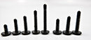 BLACK SELF DRILLING CAR INTERIOR PANEL SCREWS - SELF TAPPING ZINC