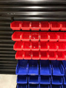 47 Piece Free Standing Storage Bin System DIY Garage Organiser