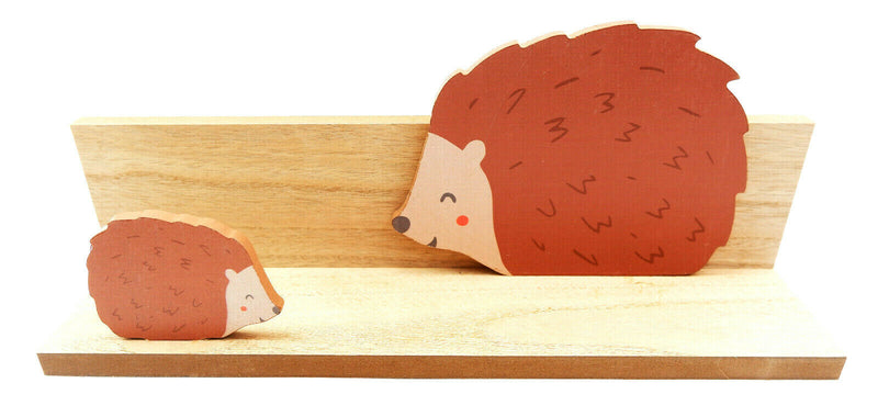 Sass and Belle Hedgehog Childrens Shelf Kids Room Wooden Shelf Storage Woodland